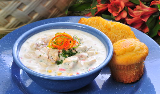 Country mullet chowder recipe